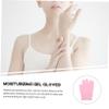 MUSISALY Moisturizing Gloves and Socks, 2 Pairs, Yarn, Pink view 4