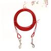 BESPORTBLE 5 m Red Dog Lead, 5 mm Steel Rope with Ergonomic Handle view 2