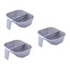 Gogogmee 3-Piece Reusable Hair Dye Bowls for Hairdressers and Home Coloring view 1