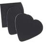 DEARMAMY 6 Pairs Non-Slip Sole Pads for Shoes, High Heels and Boots, Noise-Reducing Rubber Pads, Black, Easy to Cut view 3