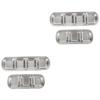 BUGUUYO 4-Piece Stainless Steel Feeding Trays for Pets, Rust-Resistant and Easy to Clean view 1