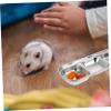BUGUUYO 4-Piece Stainless Steel Feeding Trays for Pets, Rust-Resistant and Easy to Clean view 2