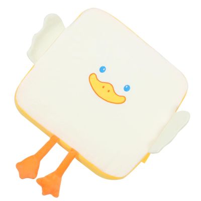 CATIEBYE 0.28 kg High Chair Booster Seat for Boys and Girls, Non-Slip Thick Seat Cushion for Dining Tables, Adorable Duck Pattern