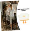 CATIEBYE 0.28 kg High Chair Booster Seat for Boys and Girls, Non-Slip Thick Seat Cushion for Dining Tables, Adorable Duck Pattern view 2