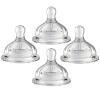 Oberni Baby Bottle Nipples, Size 3, Slow Flow, for Babies 6+ Months, BPA-Free, 4-Pack view 1