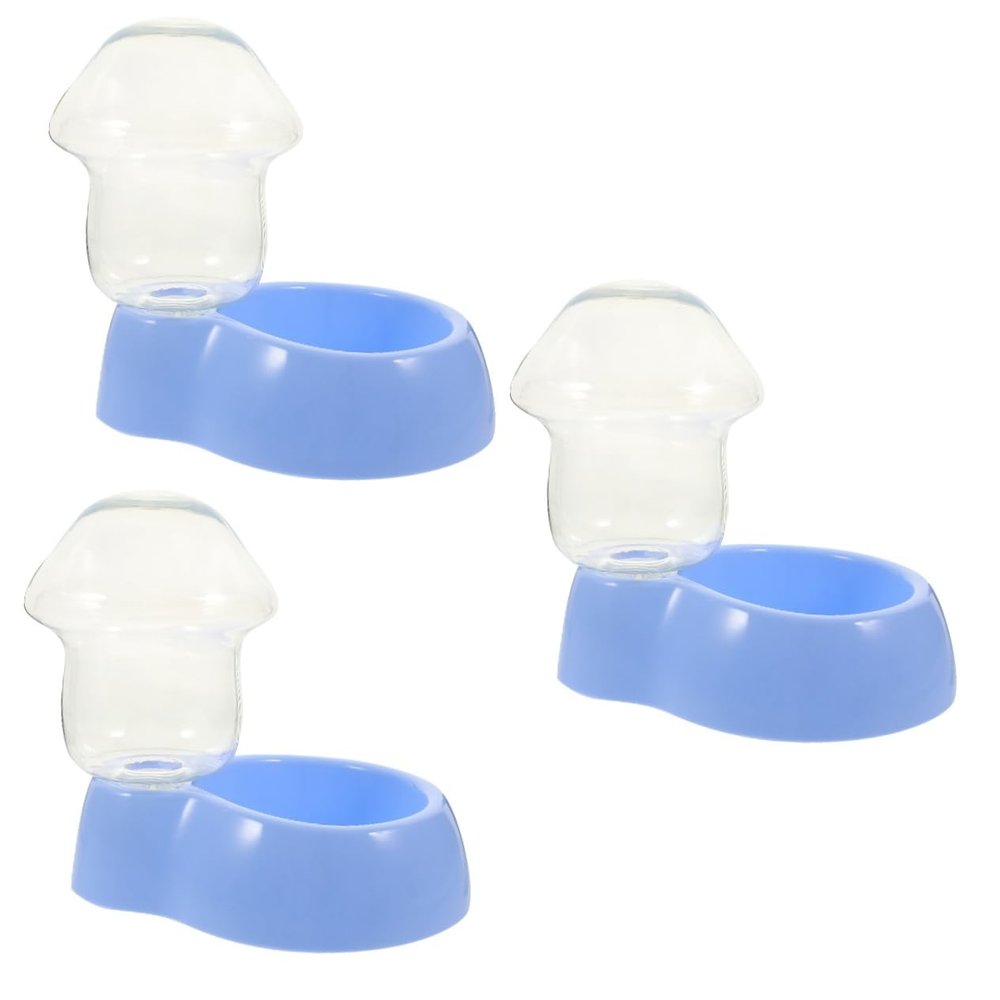 BCOATH 3-Piece Automatic Water Dispenser for Pets, Transparent Water Station for Dogs and Cats at Home and on the Go - Easy