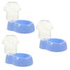 BCOATH 3-Piece Automatic Water Dispenser for Pets, Transparent Water Station for Dogs and Cats at Home and on the Go - Easy view 1