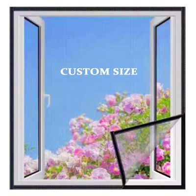 Custom-Size Self-Adhesive Fly Screen with Zipper