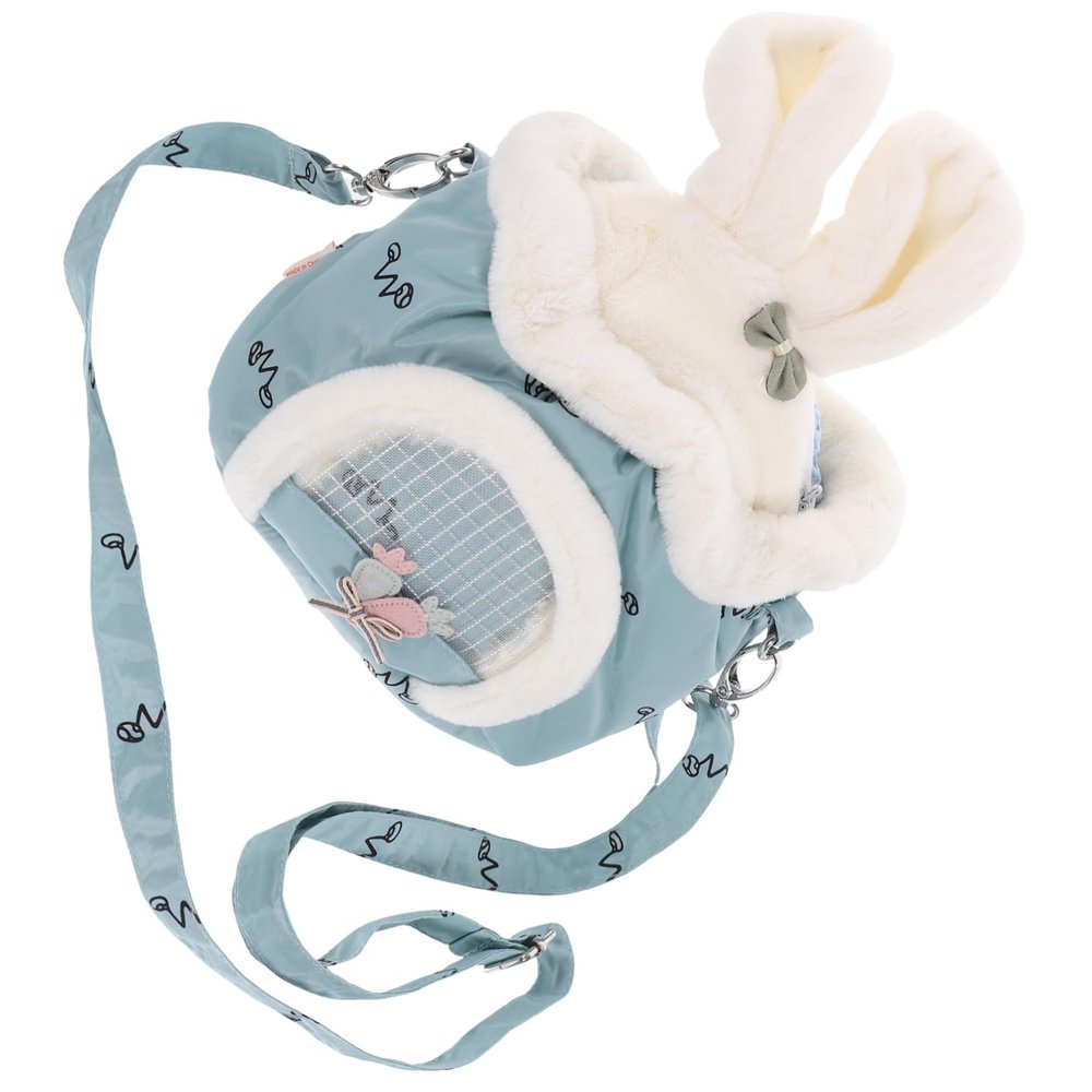 Breathable Portable Polyester Hamster Carrier, Blue