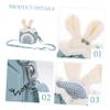 Breathable Portable Polyester Hamster Carrier, Blue view 3