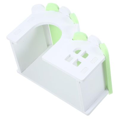 TOGEVAL Wooden Hamster House for Small Pets