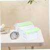 TOGEVAL Wooden Hamster House for Small Pets view 4