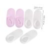 Silicone Foot Care and Lotion Socks, 3 Pairs view 4