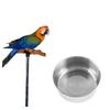 CIYODO Practical Feeding Accessory 2 Pack Stainless Steel Bird Bowl view 2