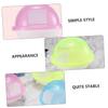 3-Piece Plastic Hamster Sand Bath, Transparent Space Capsule view 2