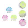 3-Piece Plastic Hamster Sand Bath, Transparent Space Capsule view 4
