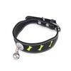 Bone-Shaped Dog Collar with Bell, Adjustable and Reflective view 1