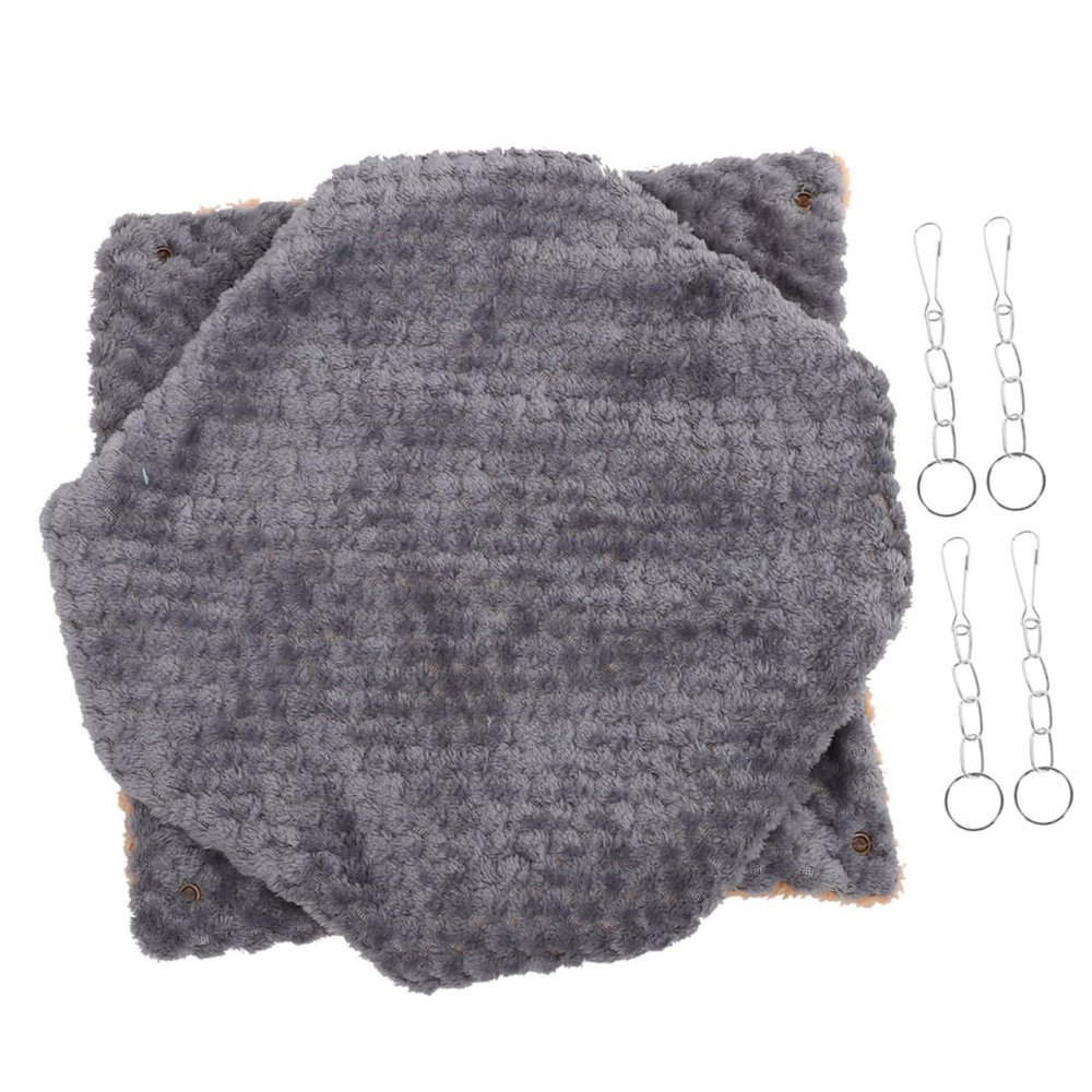 BELLIFFY Double-Layer Cotton Hammock for Hamsters and Chinchillas