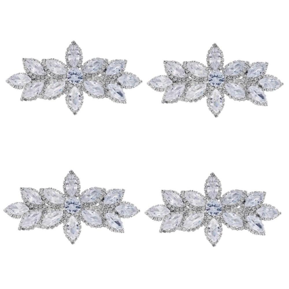 Healeved 4-Piece Rhinestone Hair Clips for Women