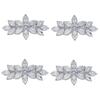 Healeved 4-Piece Rhinestone Hair Clips for Women view 1