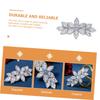 Healeved 4-Piece Rhinestone Hair Clips for Women view 4