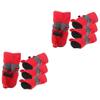 BCOATH 8-Piece Non-Slip Dog Boots for Winter and Rain view 1