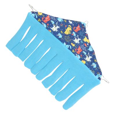 TOGEVAL Cotton Guinea Pig Hideout with Hanging Design and Tassel Decor