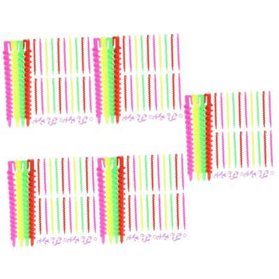WOONEKY 130-Piece Spiral Hair Curlers for Short and Long Hair