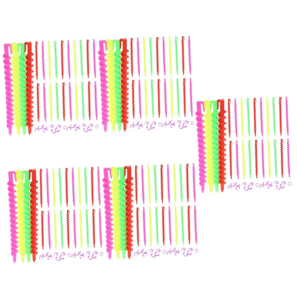 WOONEKY 130-Piece Spiral Hair Curlers for Short and Long Hair