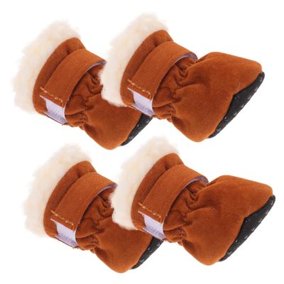 BESPORTBLE 4-Pack Dog Snow Boots