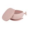 b.box Silicone Baby Feeding Bowl with Lid and Suction Base | Unique Stabilizing Grip | Platinum Silicone | Dishwasher Safe | 6+ Months view 1