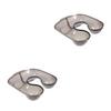 WOONEKY 2-Piece Plastic Hairdressing Neck Trays, Portable Hair Washing and Coloring Trays view 1