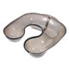 WOONEKY 2-Piece Plastic Hairdressing Neck Trays, Portable Hair Washing and Coloring Trays view 2