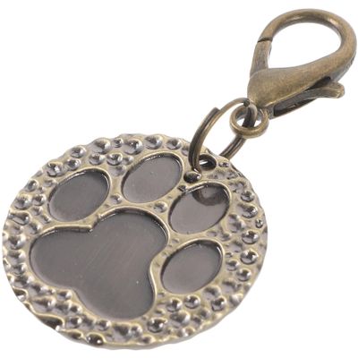 TOGEVAL Customizable Pet Tag with Engraved Nameplate for Dogs and Cats