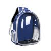 Xinyilau Pet Backpack, Space Capsule-Style Carrier for Small to Medium Pets, Blue view 1