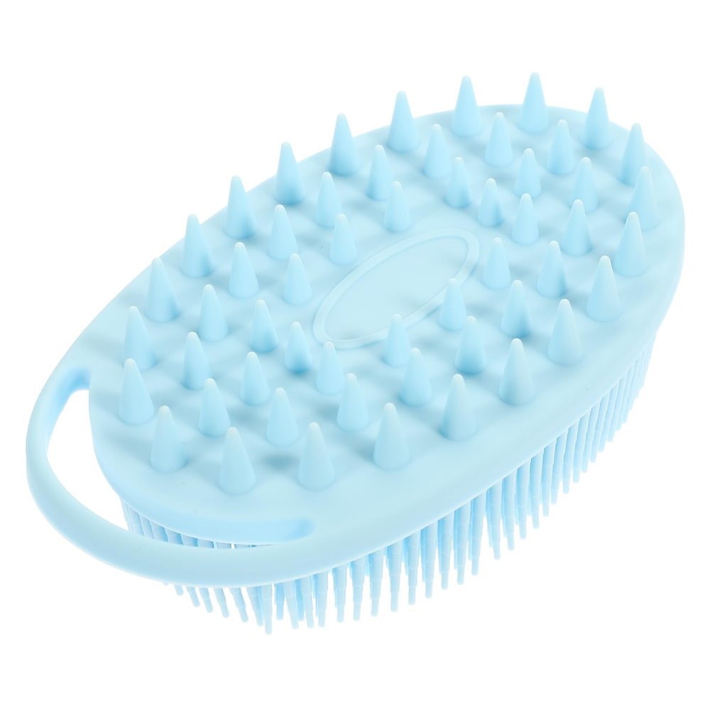 Baby Silicone Bath Brush for Daily Cleaning and Massage
