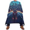 Race Car City Night Haircut Bib, Waterproof Haircut Cape, Shampoo Cape, 164.8 x 140 cm view 2