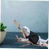 CIYODO Lizard Costume for Bearded Dragons, Lightweight Cotton, Easy to Put On, Black view 3