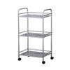 ERSINIAN Mobile 3-Tier Stainless Steel Salon Cart, S/40 x 35 x 75 cm view 1