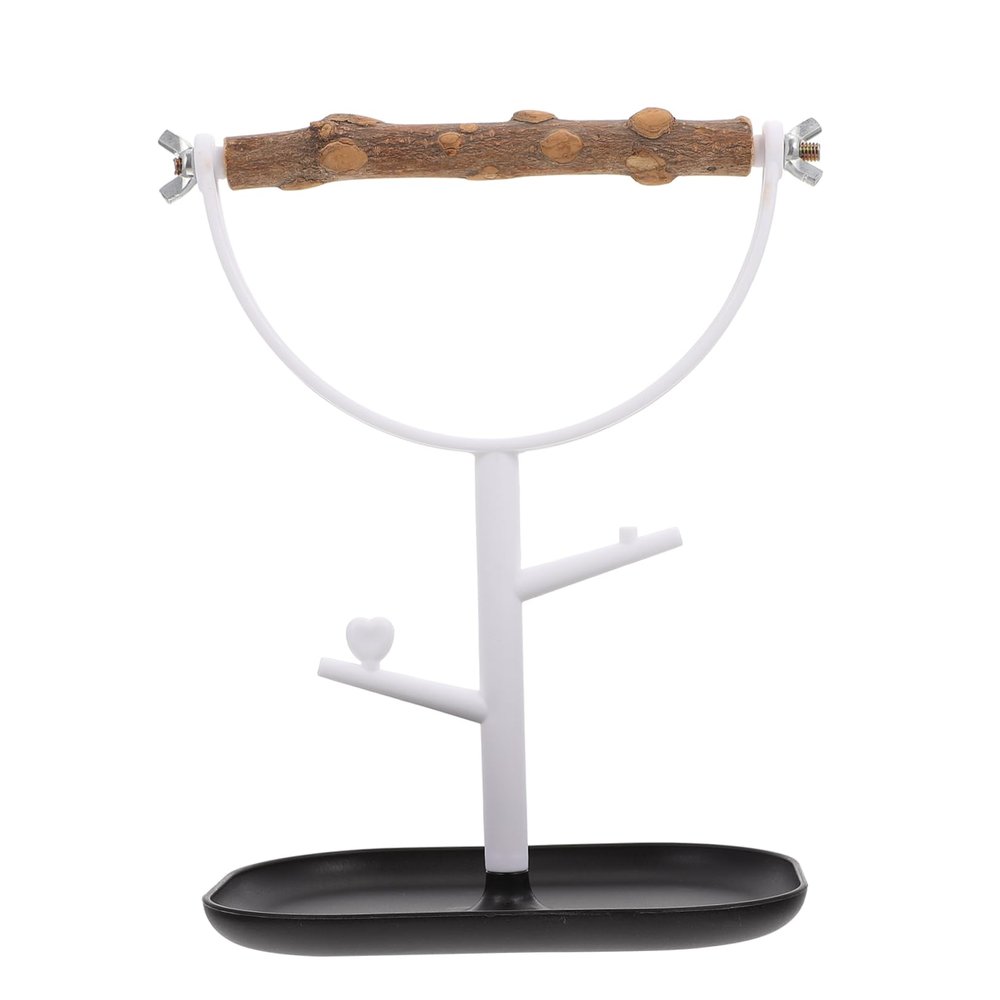 CIYODO Wooden Perch with Plastic Base for Parrot Training and Chewing