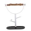 CIYODO Wooden Perch with Plastic Base for Parrot Training and Chewing view 1