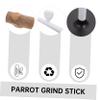 CIYODO Wooden Perch with Plastic Base for Parrot Training and Chewing view 4
