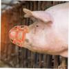 SEWOART 2-Piece Pig Muzzle Tool for Sows and Piglets, Practical Anti-Biting and Chewing Solution, Breathable Material, Easy to Use for Farm Animal Care view 3