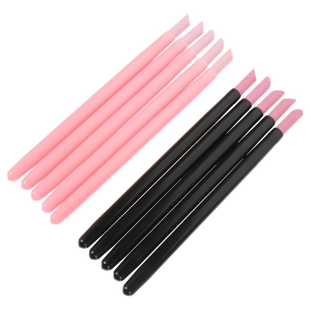 Multifunctional Manicure Pen, 2-Piece Set, PP, Black, Pen-Shaped