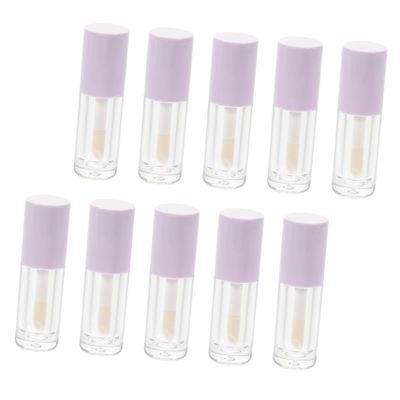 PLAFOPE 14-Pc. Refillable Lip Gloss Tubes, 6 mL, Transparent Plastic with Applicators
