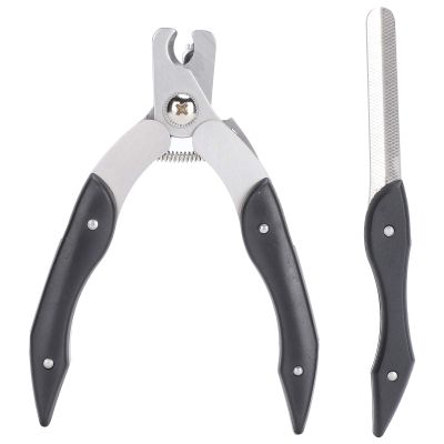 Zoeyilan Dog Nail Clippers with Nail File and Non-Slip Handles, Professional Pet Nail Trimmer for Small Dogs