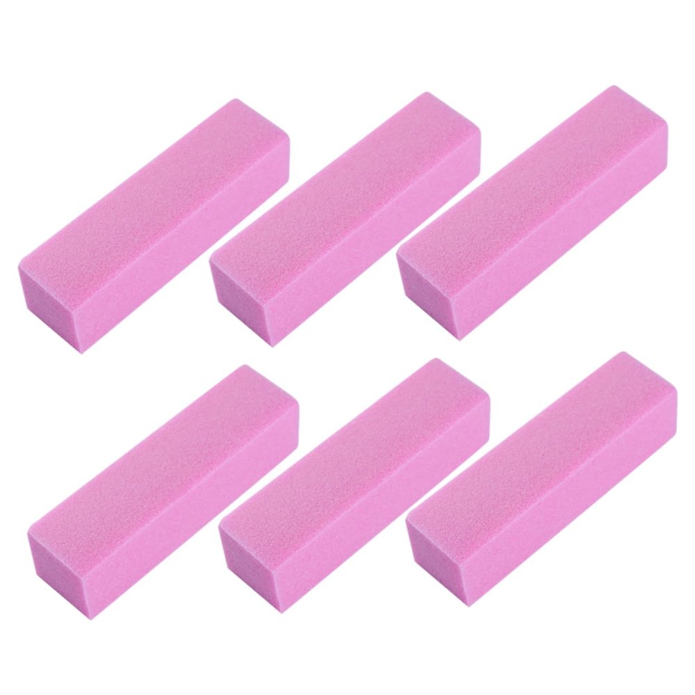 HAPINARY 10-Piece Nail File Set, 4-Sided Sponge Buffers for Thick Nails and Cuticle Removal