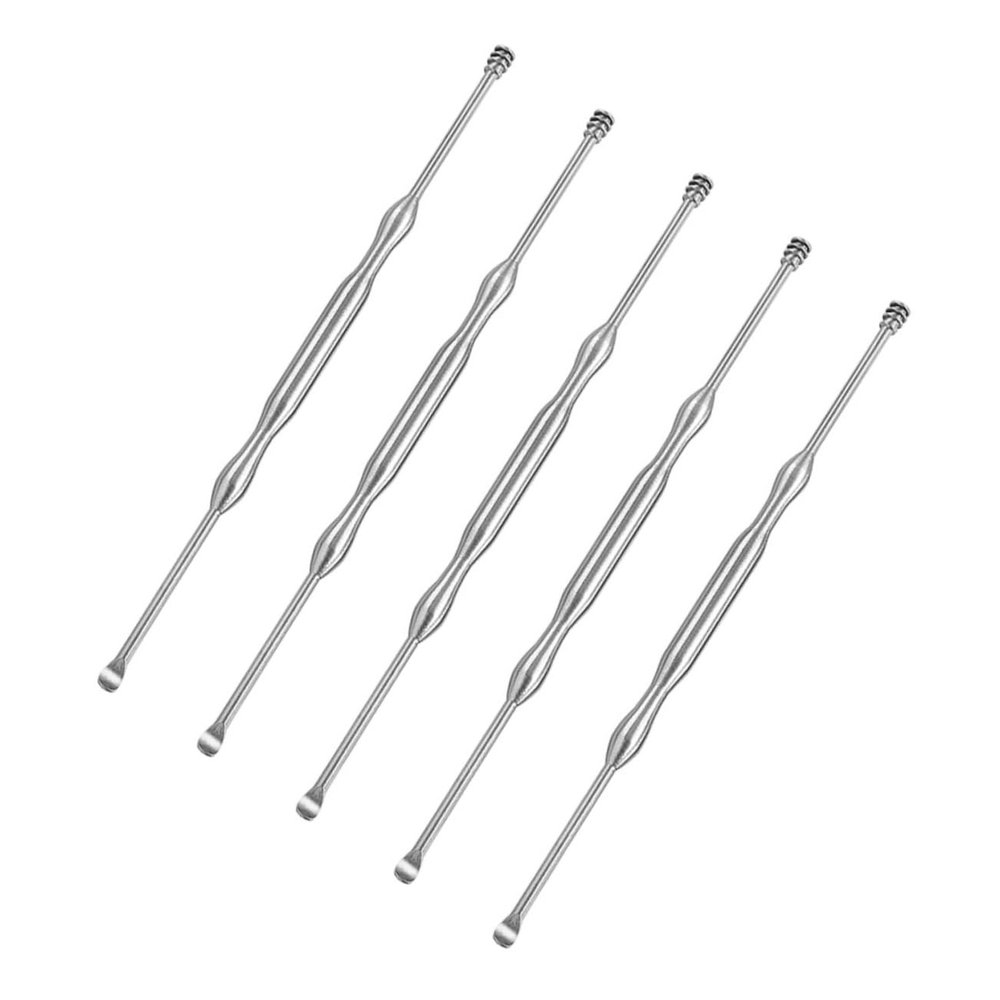 PLAFOPE 5-Piece Stainless Steel Ear Pick Set for Earwax Removal