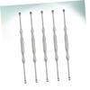 PLAFOPE 5-Piece Stainless Steel Ear Pick Set for Earwax Removal view 2