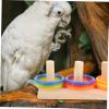 Parrot Bird Training Toy with Colorful Rings, 1 Set view 4